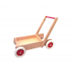 Lauflernwagen mit Holzbausteinen für Kinder ab 1 Jahr