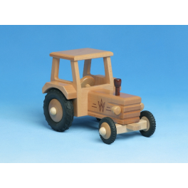 Werdauer Holz-Traktor mit Dach für Kinder ab 2 Jahre