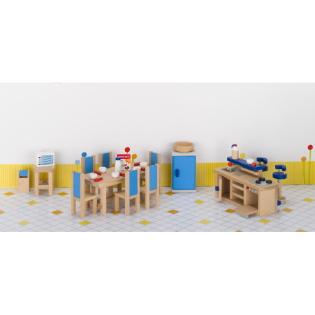 Holz Puppenstubenmöblel Küche für Kinder ab 3 Jahre