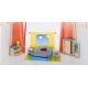 Holz Puppenmöbel - Schlafzimmer für Kinder ab 3 Jahre