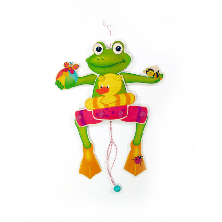 Hampelmann "Frosch" für Kinder ab 3 Jahre
