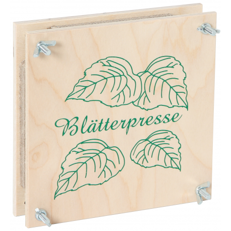 Holz Blätterpresse
