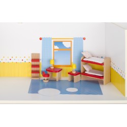 Holz Puppenmöbel/Kinderzimmer für Kinder ab 3 Jahre