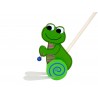 Holz Schiebe-Frosch für Kinder ab 1,5  Jahren