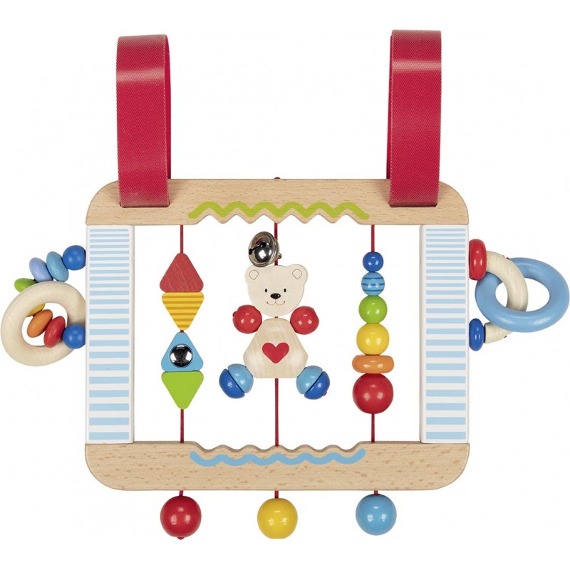 Holzspielzeug Activity Board "Herzbär" für Kinder ab 0 Jahre