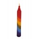 Geburtstagskerze "Regenbogen"