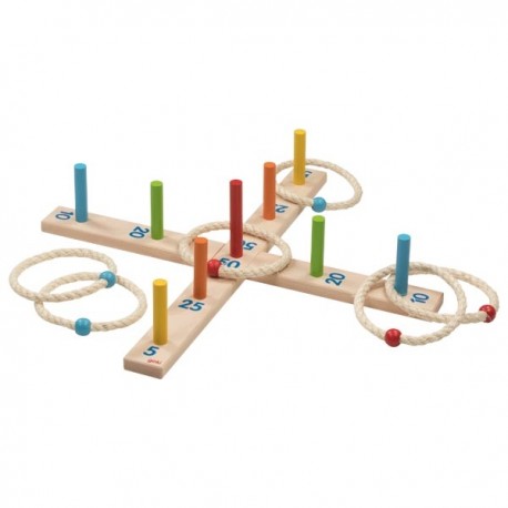 Ringwurfspiel aus Holz für Kinder ab 3 Jahre