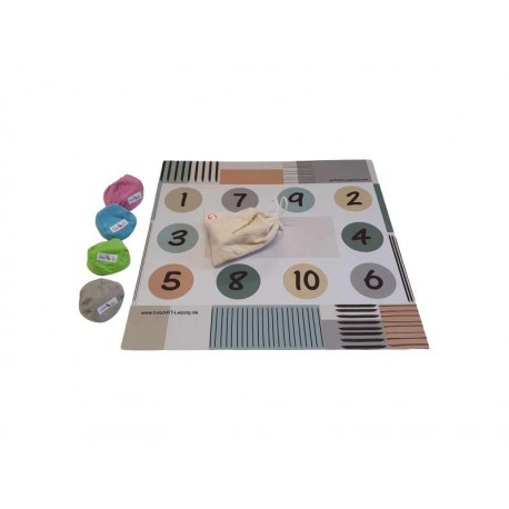 Spielematte 1 -10 für Kinder ab 4 Jahren