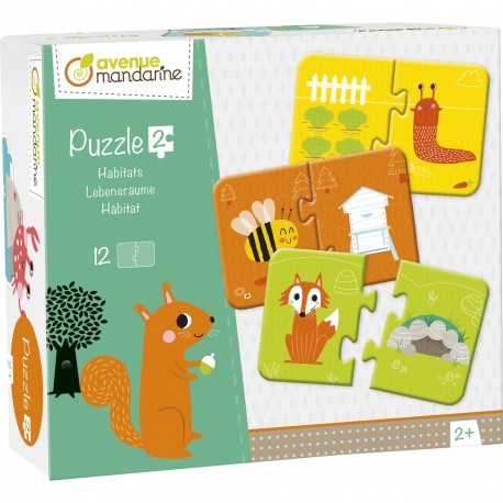 Puzzle "Lebensräume" für Kinder ab 2  Jahre