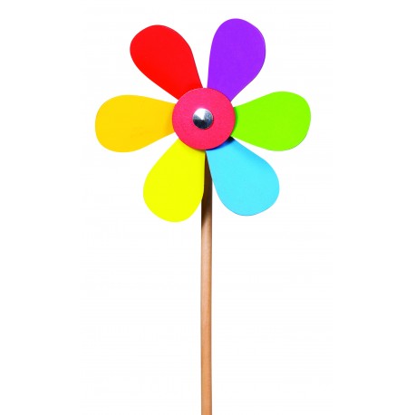 Holz-Windmühle "Blume" für Kinder von 3 Jahre