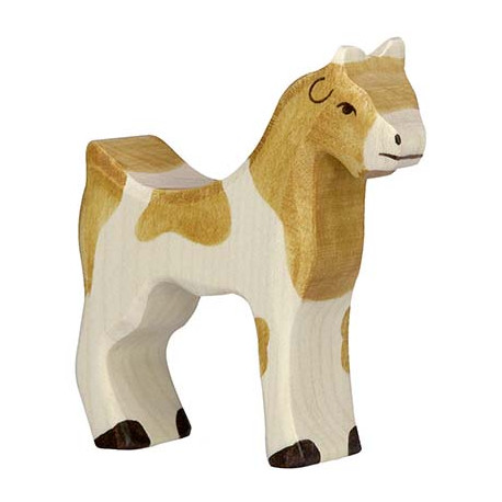 Holztiger Ziege für Kinder ab 3 Jahre