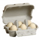 Holz Eier, weiß im Karton für Kinder ab 3 Jahre