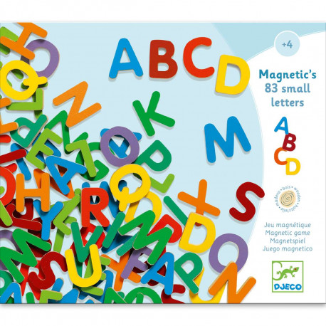 Holz Magnet Buchstaben für Kinder ab 4  Jahre