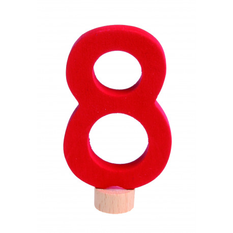 Zahlenstecker 8