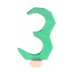 Holz Zahlenstecker 3