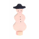 Holz Steckfigur Schneemann