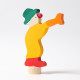 Grimm's Steckfigur Clown mit Trompete