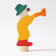 Grimm's Steckfigur Clown mit Trompete