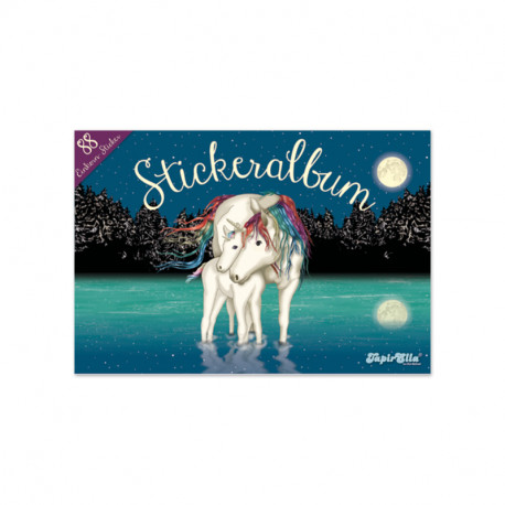 Glitzer Stickeralbum "Einhorn" für Kinder ab 4  Jahre