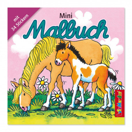 Mini-Malbuch Mein Ponyhof für Kinder ab 3 Jahre