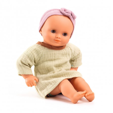 Pomea Puppe Pistache für Kinder ab 18 Monate
