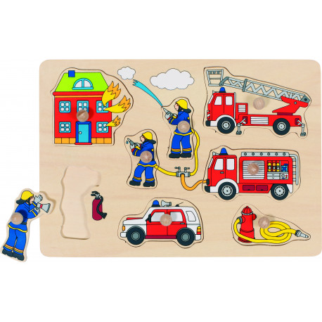 Steckpuzzle Feuerwehr für Kinder ab 1 Jahr