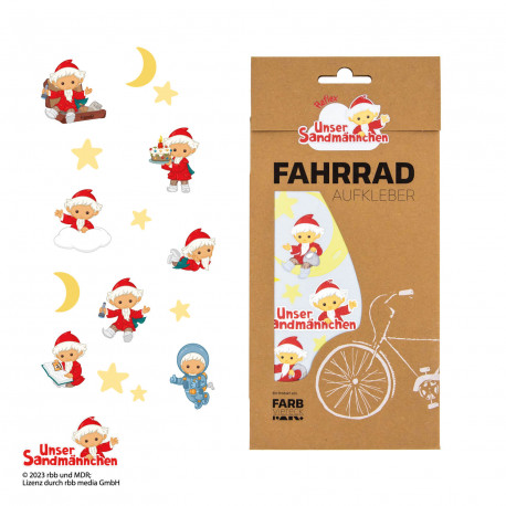 Fahrrad Aufkleber Reflex Unser Sandmännchen