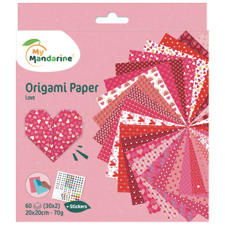 Origami Papier Love für Kinder ab 5 Jahre
