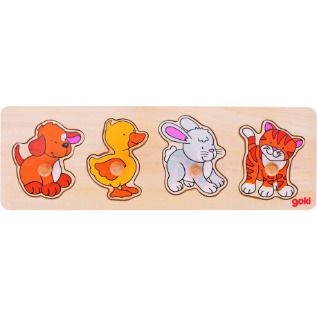Steckpuzzle Hund, Ente,.. für Kinder ab 1 Jahr