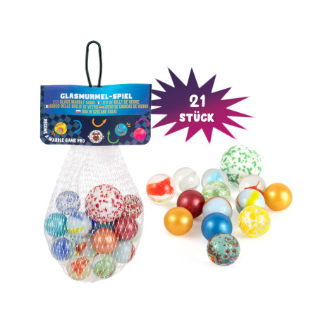 Glasmurmel Spiel für Kinder ab 3 Jahre