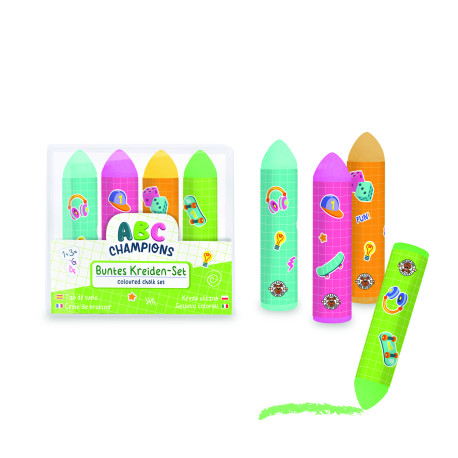 Buntes Kreiden-Set