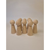 Holzkegel-Figuren Set Erwachsene