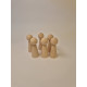 Holzkegel-Figuren Set Kinder