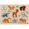 Steckpuzzle Waldtiere für Kinder ab 1 Jahr