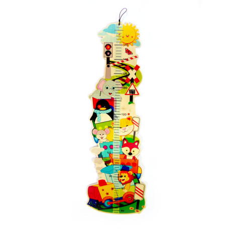 Messlatte Eisenbahn für Kinder ab 3 Jahre