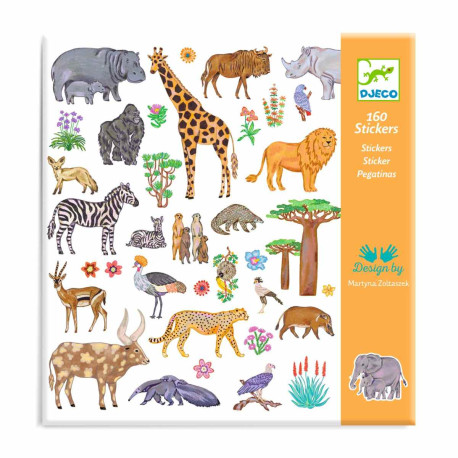 Sticker Kenia für Kinder von 4 Jahre