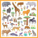 Sticker Kenia für Kinder von 4 Jahre