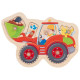 Steckpuzzle Schaufelbagger für Kinder ab 1 Jahr