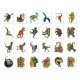 Mini-Tattoo-Set Dinosaurier 24-teilig
