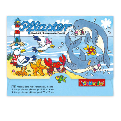 Pflasterbriefchen "Am Meer"