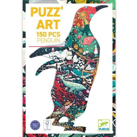Puzzle Pinguin für Kinder ab 6  Jahre