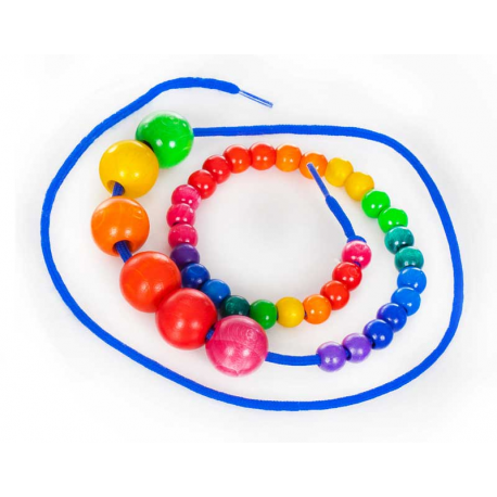 Perlen-Fädelspiel für Kinder ab 3 Jahre